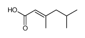 (E)-3,5-dimethylhex-2-enoic acid Structure