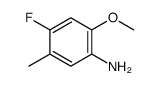 Benzenamine, 4-fluoro-2-methoxy-5-methyl- (9CI)结构式
