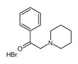 1-phenyl-2-piperidin-1-ium-1-ylethanone,bromide结构式