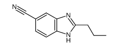 1H-Benzimidazole-5-carbonitrile,2-propyl-(9CI) picture