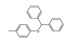 benzhydryl-p-tolyl sulfide结构式