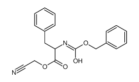cyanomethyl 3-phenyl-2-(phenylmethoxycarbonylamino)propanoate Structure