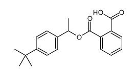 2-[1-(4-tert-butylphenyl)ethoxycarbonyl]benzoic acid Structure