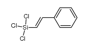 (E)-1-phenyl-2-trichlorosilylethene Structure