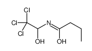 N-(2,2,2-trichloro-1-hydroxyethyl)butanamide结构式