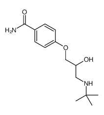 4-[3-(tert-butylamino)-2-hydroxypropoxy]benzamide结构式