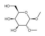 methyl 2-O-methyl-β-D-galactopyranoside Structure