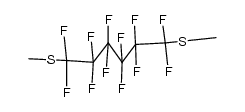 1,6-Bis-methylmercapto-dodecafluor-hexan结构式
