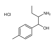 [1-hydroxy-1-(4-methylphenyl)butan-2-yl]azanium,chloride Structure