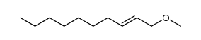 1-methoxy-dec-2-ene Structure