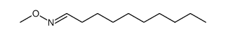 Decanal O-methyl oxime Structure