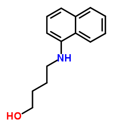 4-(NAPHTHALEN-1-YLAMINO)-BUTAN-1-OL结构式