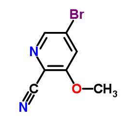 5-Bromo-3-methoxy-2-pyridinecarbonitrile Structure