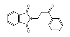 2-(3-oxo-3-phenyl-propyl)isoindole-1,3-dione Structure