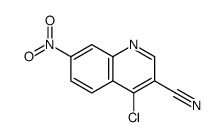 3-Quinolinecarbonitrile, 4-chloro-7-nitro- structure