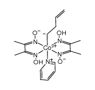 (but-3-enyl)bis[dimethylglyoximato(1-)](pyridine)cobalt(III) Structure