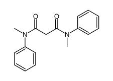 N,N'-dimethyl-N,N'-diphenylpropanediamide结构式