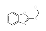 2-(chloromethylsulfanyl)benzooxazole structure