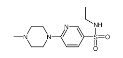 N-ethyl-6-(4-methylpiperazin-1-yl)pyridine-3-sulfonamide Structure