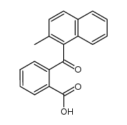 2-(2-methyl-[1]naphthoyl)-benzoic acid结构式