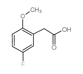 2-(5-fluoro-2-methoxyphenyl)acetic acid structure