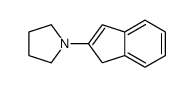 1-(1H-inden-2-yl)pyrrolidine结构式