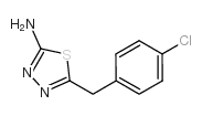 5-(4-CHLORO-BENZYL)-[1,3,4]THIADIAZOL-2-YLAMINE structure