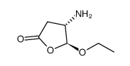 (4S. 5S)-4-Amino-5-ethoxy-dihydro-furan-2-one结构式