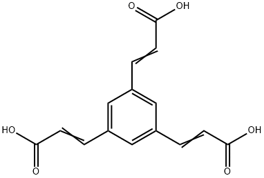 3,3',3''-(Benzene-1,3,5-triyl)triacrylic acid Structure