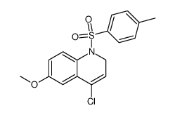 N-(p-toluenesulfonyl)-4-chloro-6-methoxy-1,2-dihydroquinoline Structure