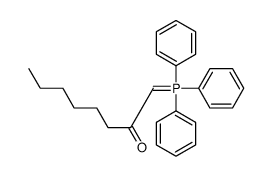 1-(triphenylphosphoranylidene)octan-2-one结构式