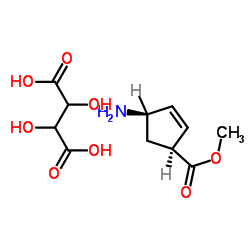 (1S,4R)-METHYL 4-AMINOCYCLOPENT-2-ENECARBOXYLATE (2R,3R)-2,3-DIHYDROXYSUCCINATE picture