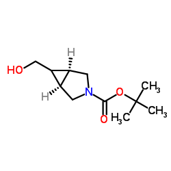 exo-3-Boc-3-azabicyclo[3.1.0]hexane-6-methanol Structure