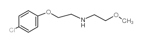 N-[2-(4-chlorophenoxy)ethyl]-2-methoxyethanamine Structure