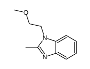 1-(2-Methoxyethyl)-2-methyl-1H-benzimidazole Structure