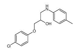 1-(4-chlorophenoxy)-3-(4-methylanilino)propan-2-ol Structure