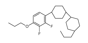 trans,trans-4-Propyl-4'-(4-propoxy-2,3-difluorophenyl)bicyclohexyl structure