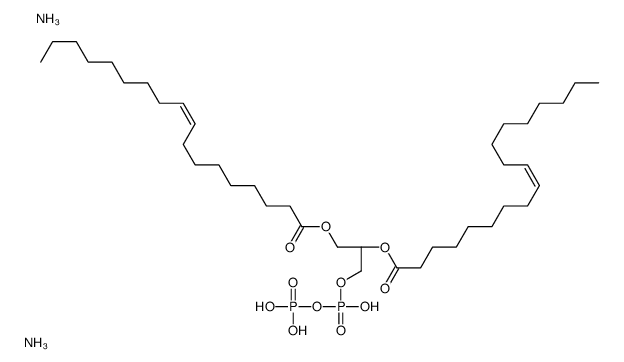 焦磷酸甘油二酯(铵盐)结构式