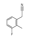 2-(3-fluoro-2-methylphenyl)acetonitrile Structure
