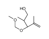 (2R,3S)-3-(methoxymethoxy)-2,4-dimethylpent-4-en-1-ol结构式