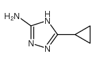 5-Cyclopropyl-4H-1,2,4-triazol-3-amine Structure