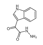 2-(1H-indol-3-yl)-2-oxoacetohydrazide结构式