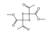 dimethyl 2,4-diacetyl-1,3-dithietane-2,4-dicarboxylate结构式