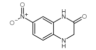 7-硝基-3,4-二氢-1H-喹噁啉-2-酮结构式