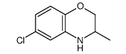 6-chloro-3-methyl-3,4-dihydro-2H-1,4-benzoxazine Structure