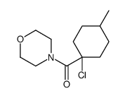 (1-chloro-4-methylcyclohexyl)-morpholin-4-ylmethanone结构式