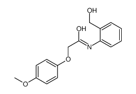 N-[2-(hydroxymethyl)phenyl]-2-(4-methoxyphenoxy)acetamide结构式