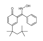 6-[(hydroxyamino)-phenylmethylidene]-4-(2,4,4-trimethylpentan-2-yl)cyclohexa-2,4-dien-1-one结构式