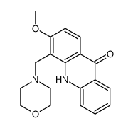 3-Methoxy-4-(morpholinomethyl)-9(10H)-acridone Structure