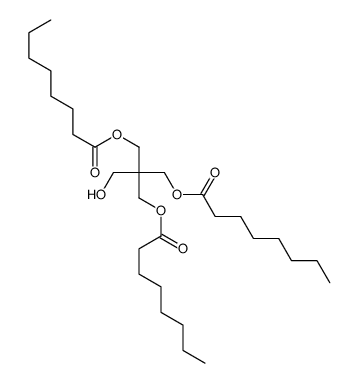 2-(hydroxymethyl)-2-[[(1-oxooctyl)oxy]methyl]propane-1,3-diyl dioctanoate结构式